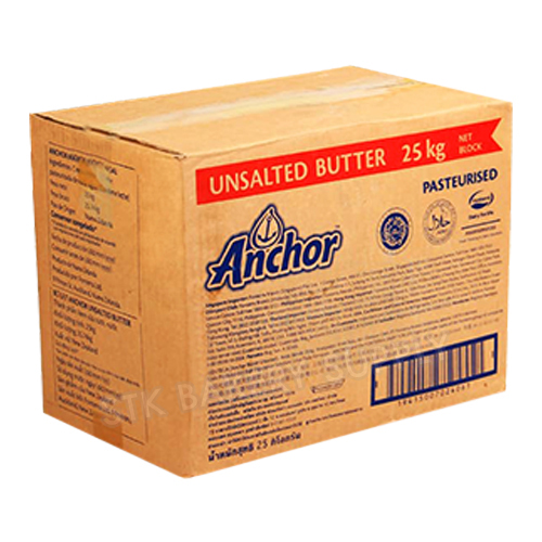 ANCHOR UNSALTED BUTTER 25KG STK Bakery Supply
