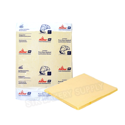 ANCHOR UNSALTED BUTTER SHEET 1KG (1 x 20) STK Bakery Supply