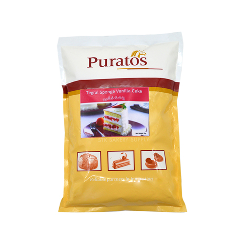 PURATOS TEGRAL SPONGE VANILLA CAKE MIX MPAT0131 1KG STK Bakery Supply