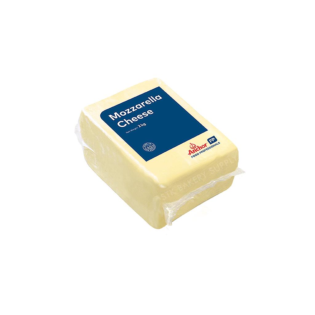ANCHOR MOZZARELLA CHEESE BLOCK 2KG (1 x 10) STK Bakery Supply