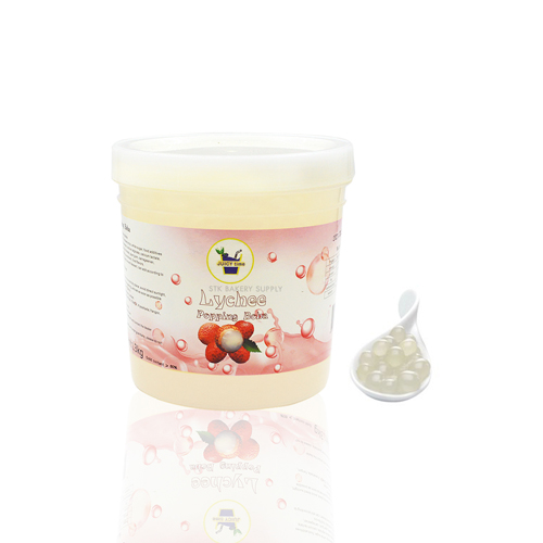 POPPING BOBA LYCHEE FLAVOUR 1.3KG (1 x 12) STK Bakery Supply