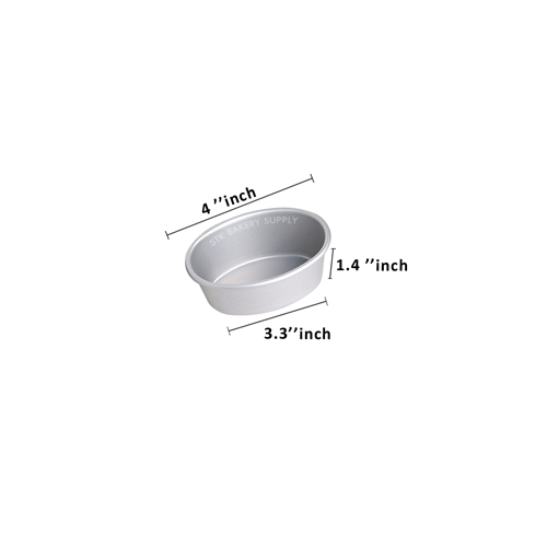 ALUMINIUM CAKE MOLD EGG SHAPE SMALL 98x73x36mm 8712, M-D03 (1 x 100)