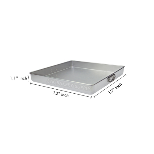 CHUE CHIN HUA BRAND 12'' BREAD/CAKE PAN ALUMINIUM PRIMA QUALITY
