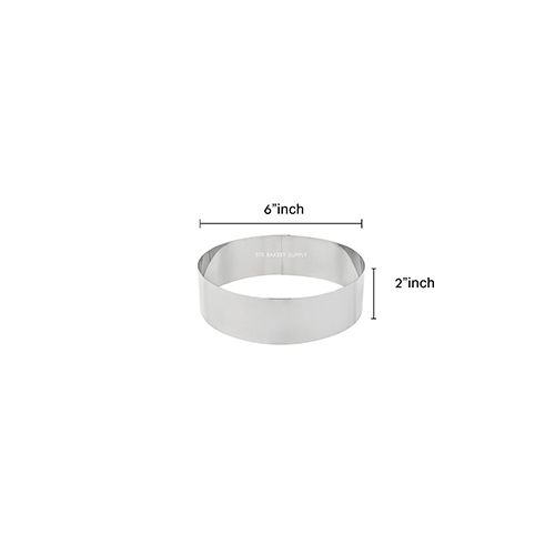 ROUND MOUSSE RING 6&quot; 15x5CM 9843 (1 x 30)