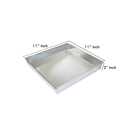 ALUMINIUM TRAY THK 0.4MM 11X11X2INCH SLOPE HEIGHT ATAB040088 (1X50)