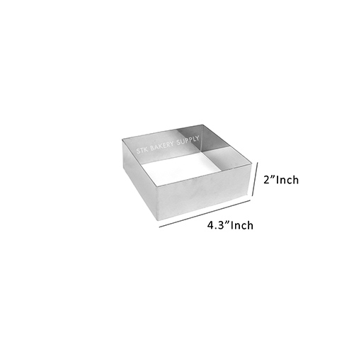 SQUARE MOUSSE RING 108x108x50MM 9864 (1 x 24)