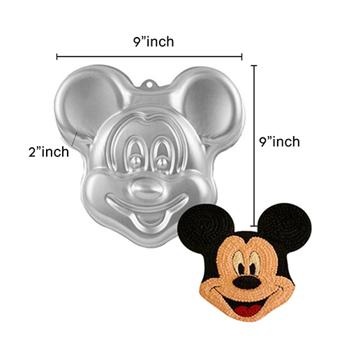 MICKEY CAKE TIN 27x23.1x5cm TC1154