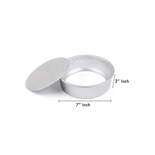 REMOVABLE ROUND CAKE PAN ANODIZED 7&quot; 178x175x75MM 1.0MM MY31073