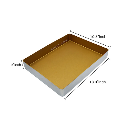 NON STICK RECTANGULAR BAKING TRAY 340 x 270 x 50MM FB10151 (1 x 56)