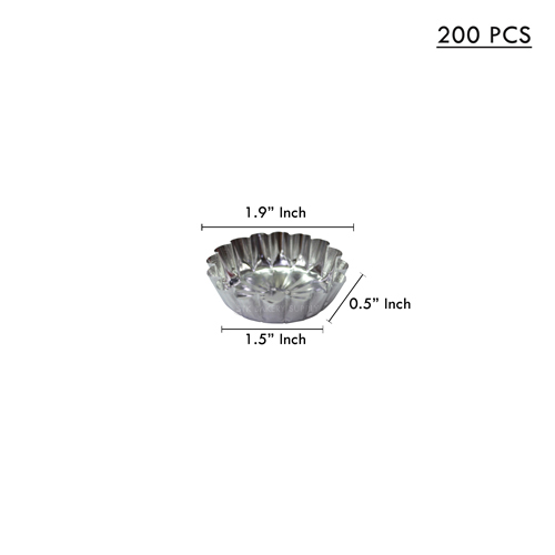 TART MOULD DIA 52 x 26 x 13 cm (B 102) 200PCS (1 x 50)