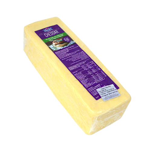 EMBORG CHEDDAR WHITE BLOCK 2.4KG~ (1x8)