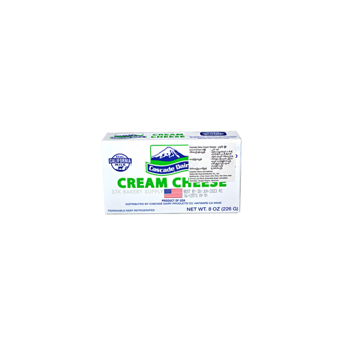 CASCADE DAIRY PASTEURIZED CREAM CHEESE 226G (1 X 36)