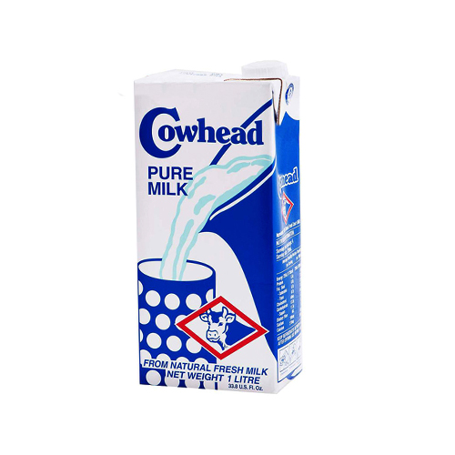 COWHEAD UHT PURE MILK 1 LITER (1 x 12) WS