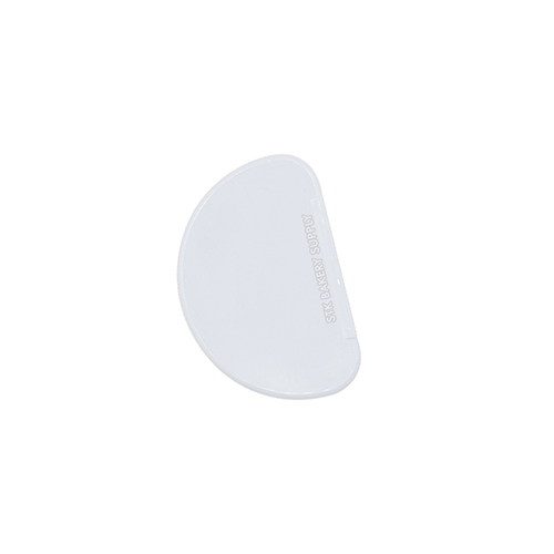 PLASTIC SCRAPER OVAL (WHITE) 158X103MM 8226 (1 x 300)