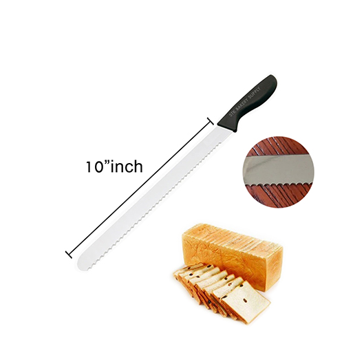 BREAD KNIFE WOODEN HANDLE  10" (1 x 30)
