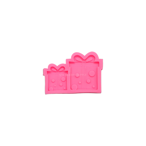 SILICON MOULD PRESENT BOX 2'S 8.3x5.8CM
