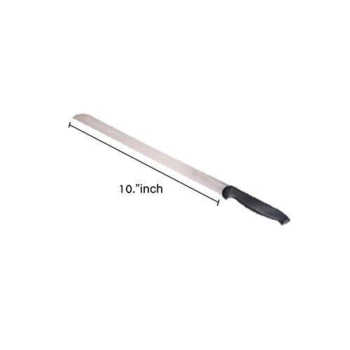 STAINLESS STEEL BREAD KNIFE 10" BLADE 255 MY51230