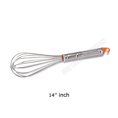 STAINLESS STEEL KITCHEN WHISK 14&quot; 240MM LENGTH 400 MY54814