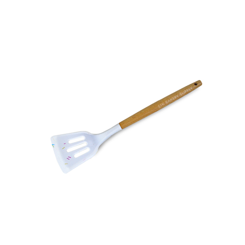 CURVE WOODEN SPATULA 12&quot;