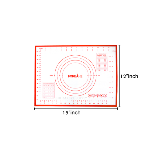 KNEADING MAT SILICONE+GLASS FIBER 400x300x0.4MM FB53622