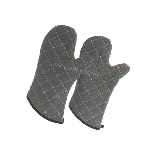 OVEN GLOVE SILVER 14&quot;