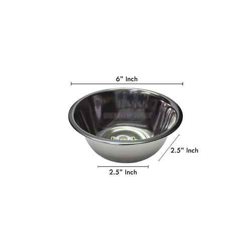 6&quot; MIXING STEEL BOWL (INDIA)