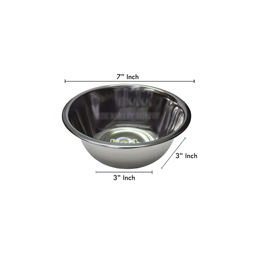 7&quot; MIXING STEEL BOWL (INDIA)