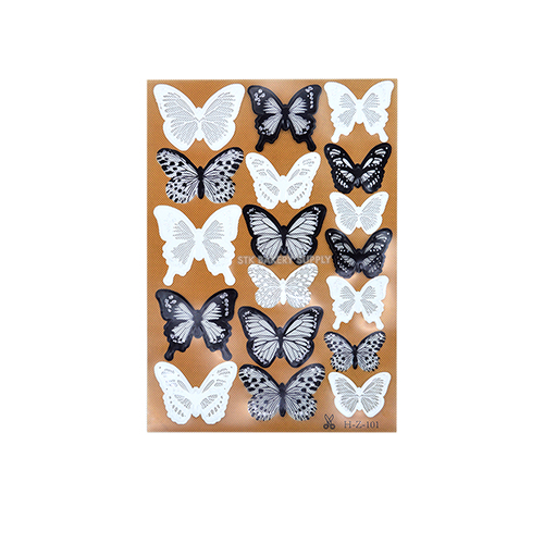 CAKE DECORATION BUTTERFLY 18PCS