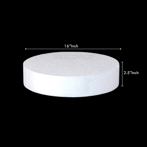 CAKE DUMMIE (FOAM)-SET, 10&quot;, 12&quot;, 14&quot;, 16&quot;