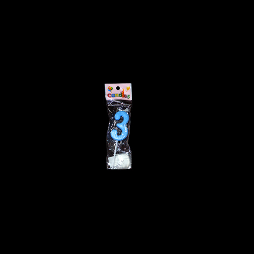 CANDLE NUMBER 1PC (1x25) NO-3