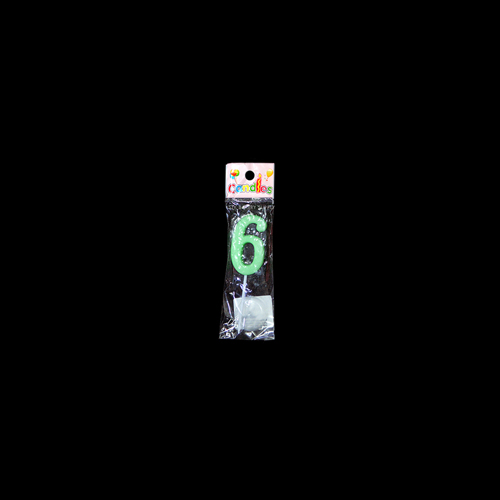 CANDLE NUMBER 1PC (1x25) NO-6