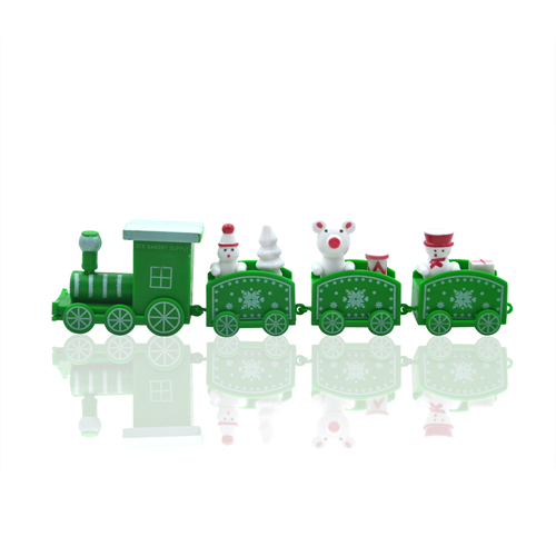 CHRISTMAS TRAIN GREEN /RED 1PCS
