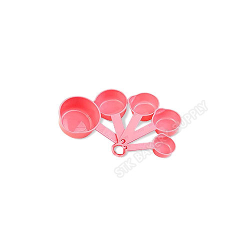 MEASURING SCOOP PINK SET 30,60,80,125,250ML FB53110 5PCS