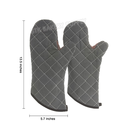 OVEN GLOVE BLACK 17&quot; 440MM ?200°C MY54131