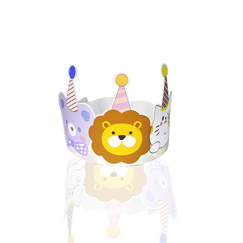 PARTY HAT CROWN PAPER  10 PCS