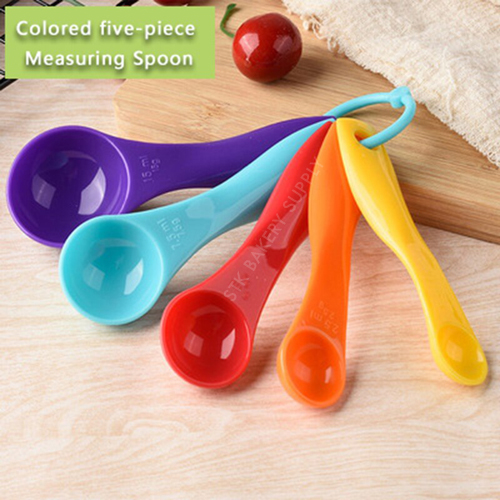 PLASTIC COLORFUL MEASURING SPOON TC0132 5PCS SET