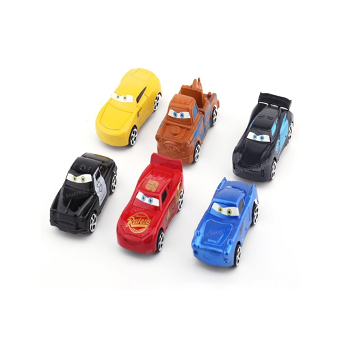 CAKE DECORATION MCQUEEN CAR 6PCS SET
