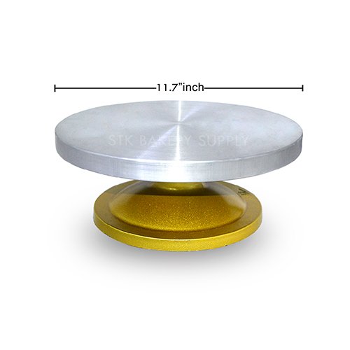ALUMINIUM ROTATING CAKE STAND 29.8x12.3cm TC8029