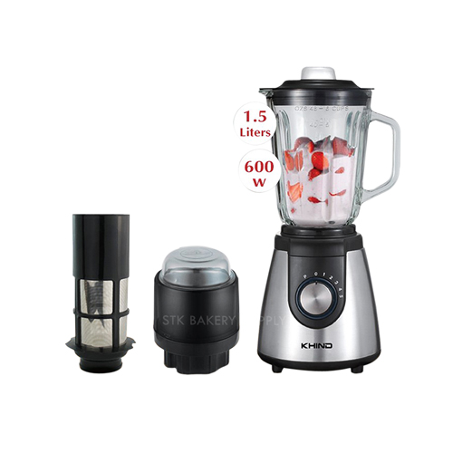 KHIND BRAND BLENDER 5SPEED 600W 1.5LITER BL1500G