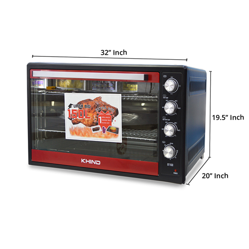 KHIND BRAND OVEN 2800W 150LITER OT150