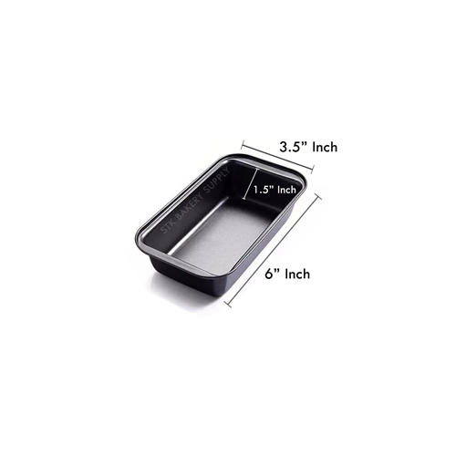 BREAD/CAKE PAN (NON STICK) 6&quot; 18.5x9.5x4.5CM (1 X 50)