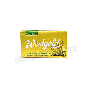 WEST GOLD UNSALTED BUTTER 250 G (1x40)