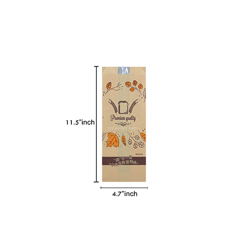 KRAFT PAPER BAG WITH WINDOW 12x29.2x8.8CM BCJD113,123,124A (20PCS) (1 X 5)