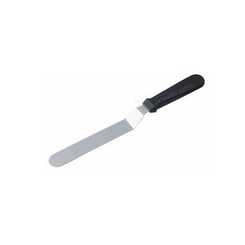 ANGLED SPATULA PLASTIC HANDLE 8&quot;