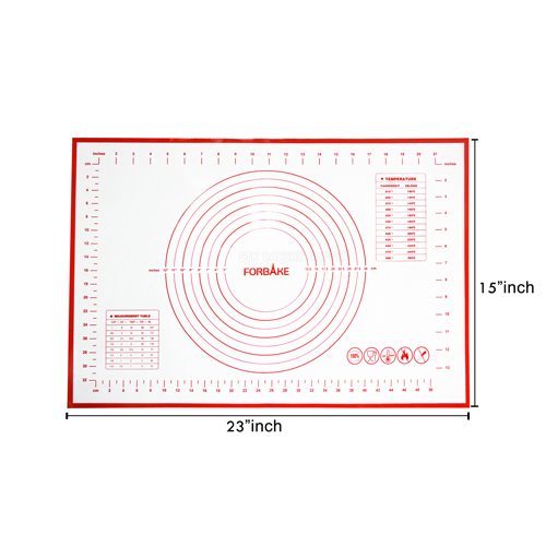 KNEADING MAT silicone+glass fibre/ 600*400*0.4mm FB53621  (1x100)