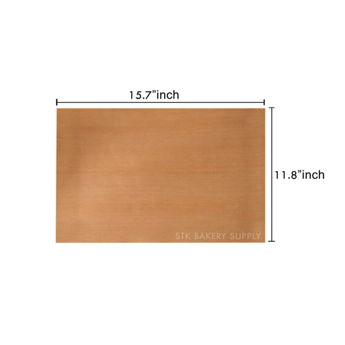 BAKING MAT GLASS FIBRE+TEFLON 400x300x0.08MM FB50231 (1x100)