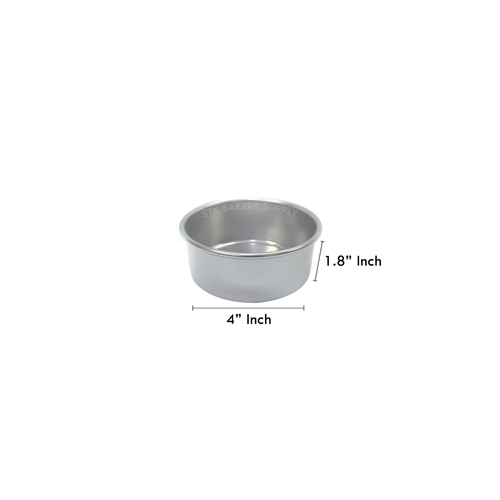 ROUND CAKE PAN ANODISED 4&quot; 102x96x45MM 1.0MM MY32043