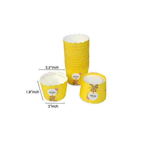 MUFFIN PAPER CUP 62x49x46MM FB60011 50PCS (1x50) WS