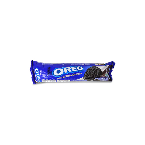 OREO SANDWICH COOKIES ROLL DARK &amp; WHITE CHOCOLATE CREAM 123.5G (1x24)