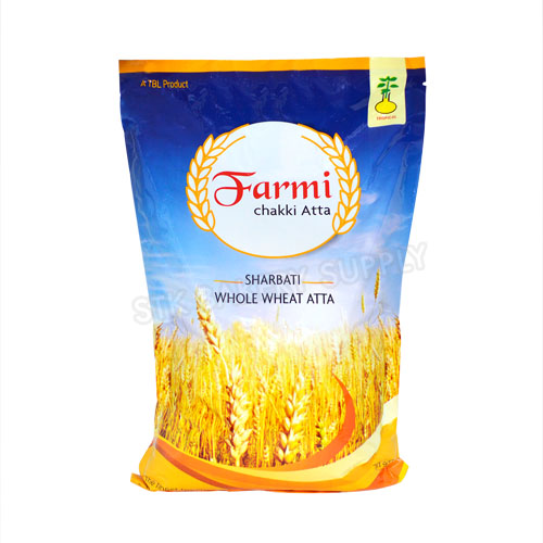 FARMI CHAKKI WHOLE WHEAT ATTA FLOUR 1 VISS (1 x 15)